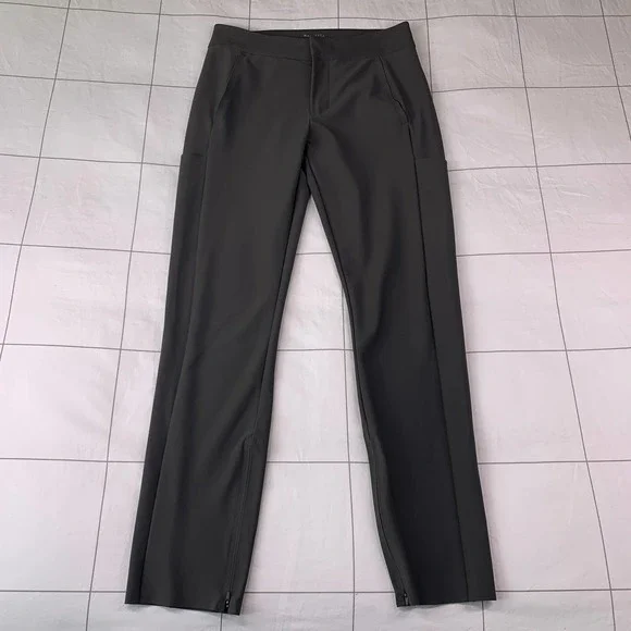 ✨[Athleta] Gray Stellar Trouser Ankle Zipper Size 4 Style 351310 - Picture 2 of 10